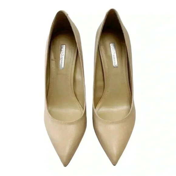 BCGBeneration Pumps Pointy Toe High Heel Platform Stilettos Nude Court Shoes 7 - Picture 3 of 16